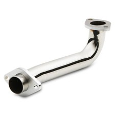 EDELSTAHL AUSPUFF DE CAT RACE SPORT DECAT ROHR FÜR MITSUBISHI COLT CZT 1.5 05-12