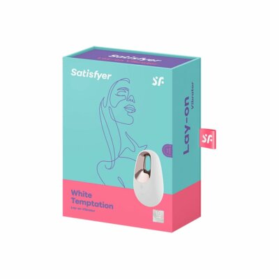Satisfyer White Temptation, Minimalist vibe, Clitoral stimulation, Waterproof