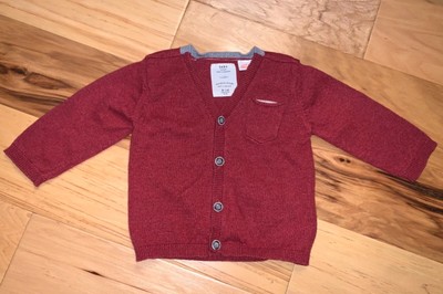 zara red cardigan
