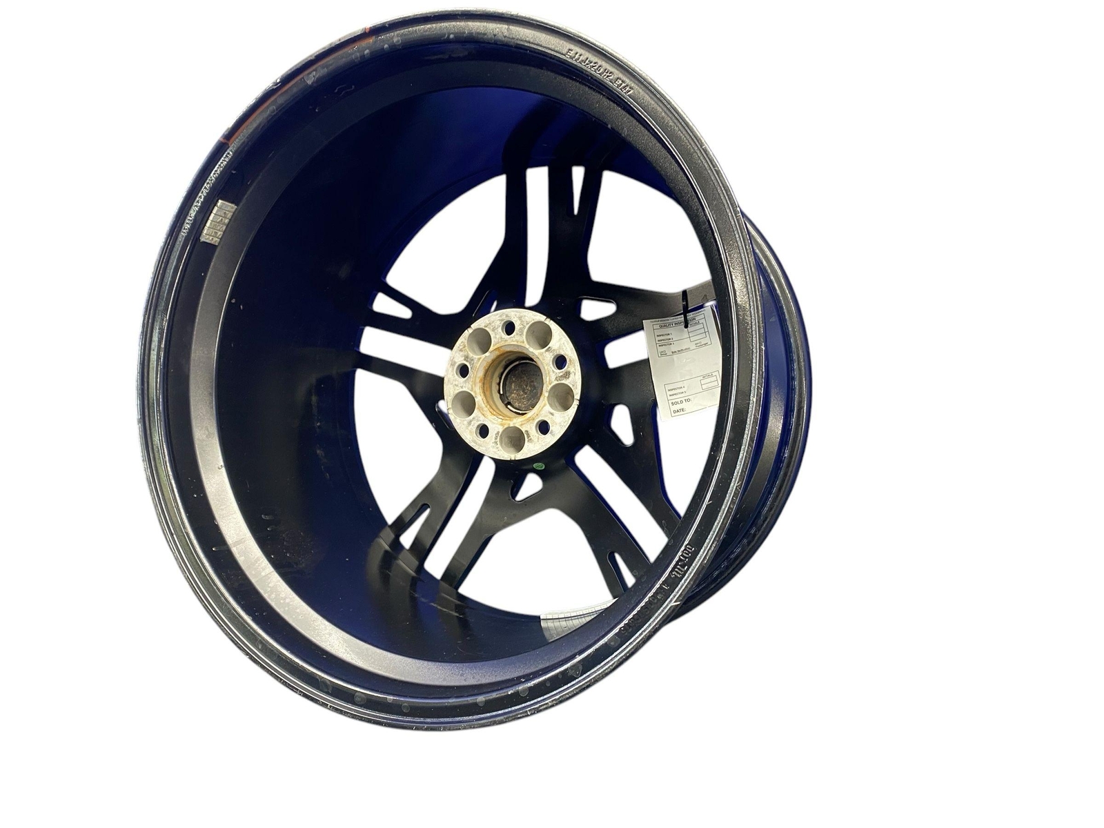 2021 2022 2023 AUDI R8 20X11 FIVE SLOTTED SPOKE WHEEL RIM MACHINED & BLACK OEM