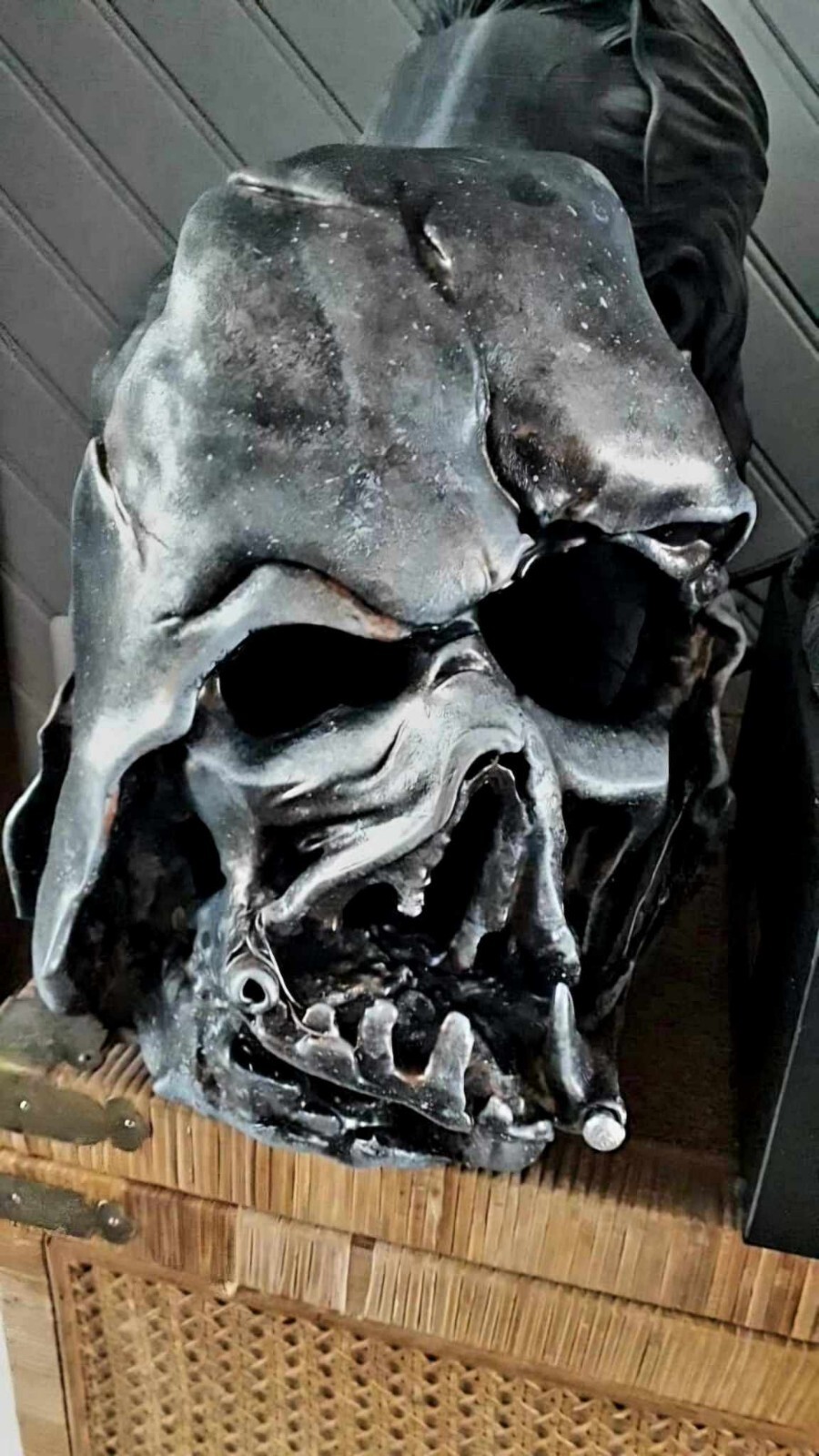 Casque Dark Vador taille réelle 1:1 pour décoration de salle cinéma STAR WARS