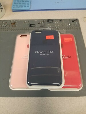 IPHONE 6S/6 PLUS SILICONE CASE RED/PINK/MIDNIGHT BLUE ***READ DESCRIPTION***