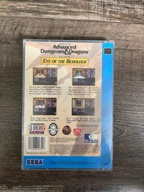 Advanced Dungeons & Dragons Eye Of The Beholder + Brams Stokers Dracula Sega CD