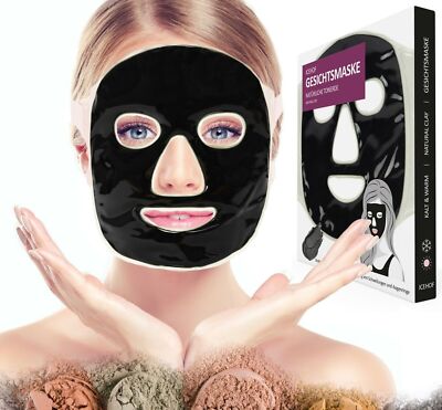 Kühlmaske TONERDE Kühlende Maske für das Gesicht Wellnessmaske Gesichtsmaske