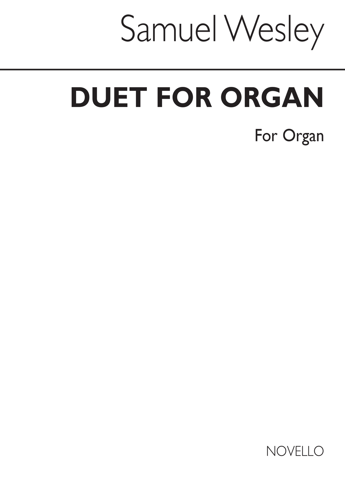 Thumbnail - Samuel Wesley | Duet For Organ No.19 | Taschenbuch | Englisch (2004) |