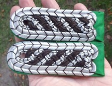 original  Polizei Ordnungspolizei Paar Schulterstücke Meister