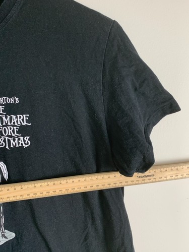 Nightmare Before Christmas T-Shirt Womens XL Black Graphic Regular Fit Casual - Picture 4 of 16