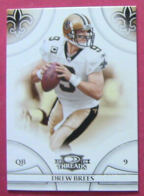 DREW BREES, 2008 DONRUSS THREADS #77, SAINTS