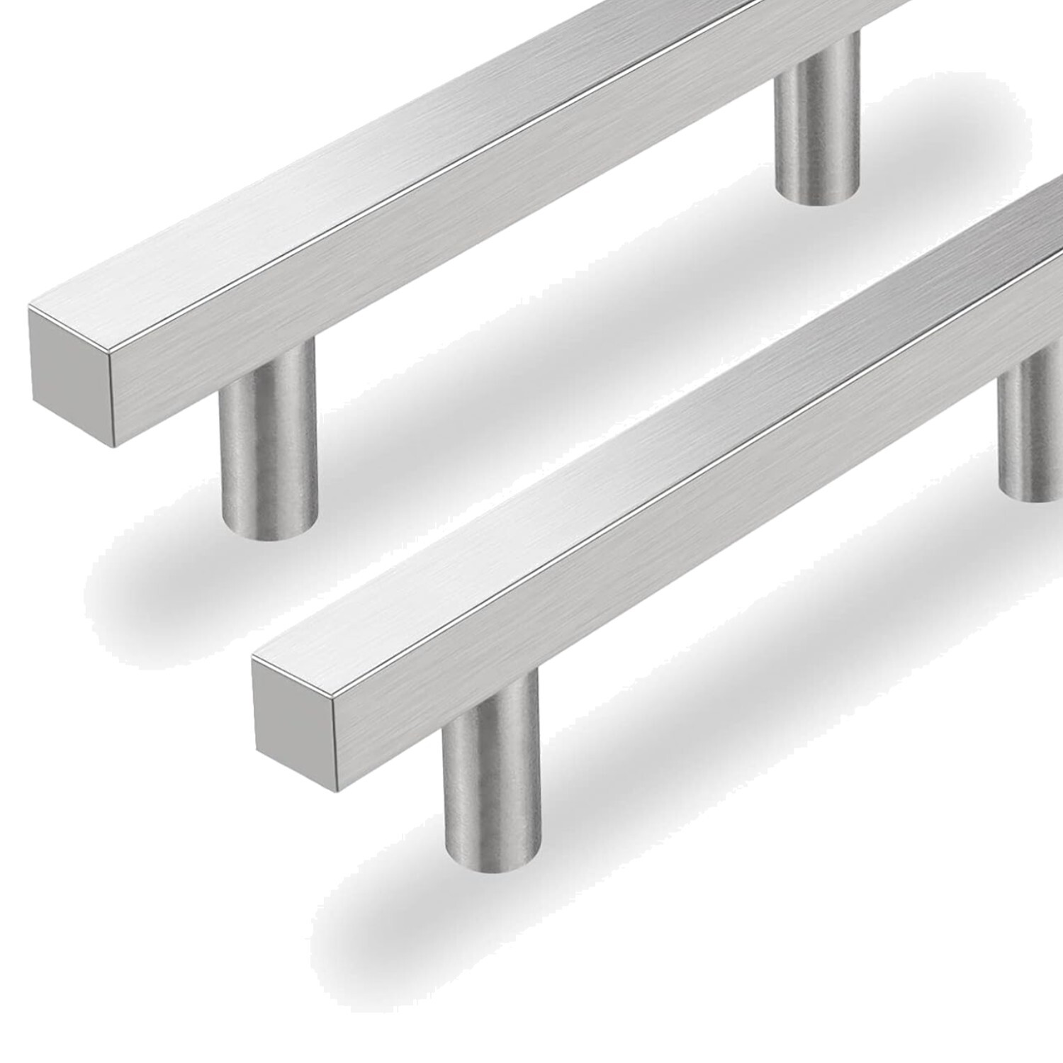 25-Pack Brushed Nickel Kitchen Drawer Pulls - 5 Inch Versatile Handles