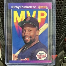 89 Donruss #BC-1 Kirby Puckett *MULTIPLE ERRORS* Check Description  