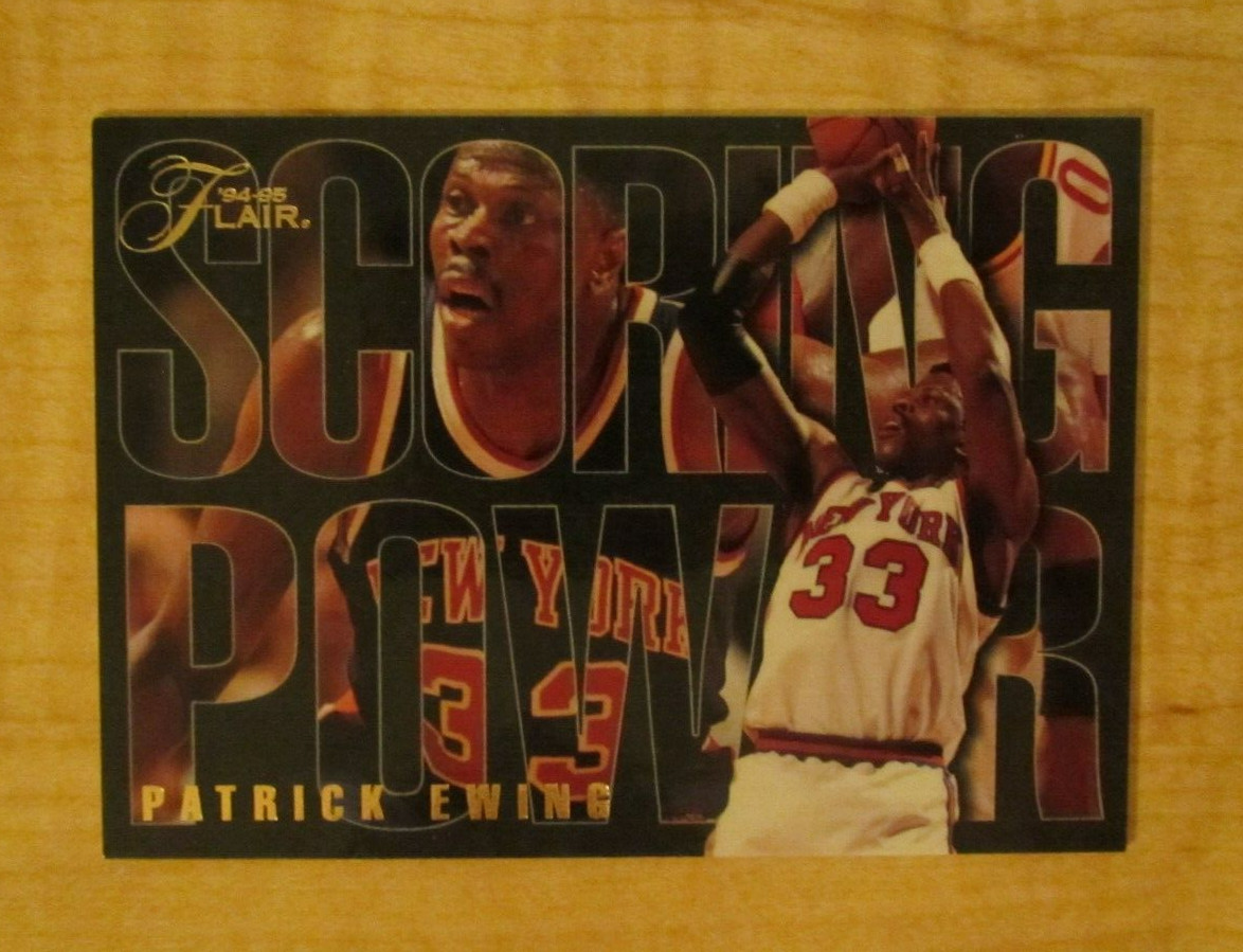 1994-95 Flair Scoring Power Patrick Ewing #2 of 10 New York Knicks