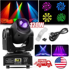 120W RGBW Moving Head Stage Lighting LED DJ Party Light DMX Beam Disco Lights US
