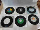 Lot of 6 Elton John 45 RPM Records - Crocodile Rock,Little Jeannie,Chloe,Snow Qu