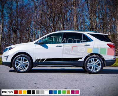 Side Door Decal Stripes for Chevrolet Equinox LYX LTG LH7 2017 2019 2022 Present