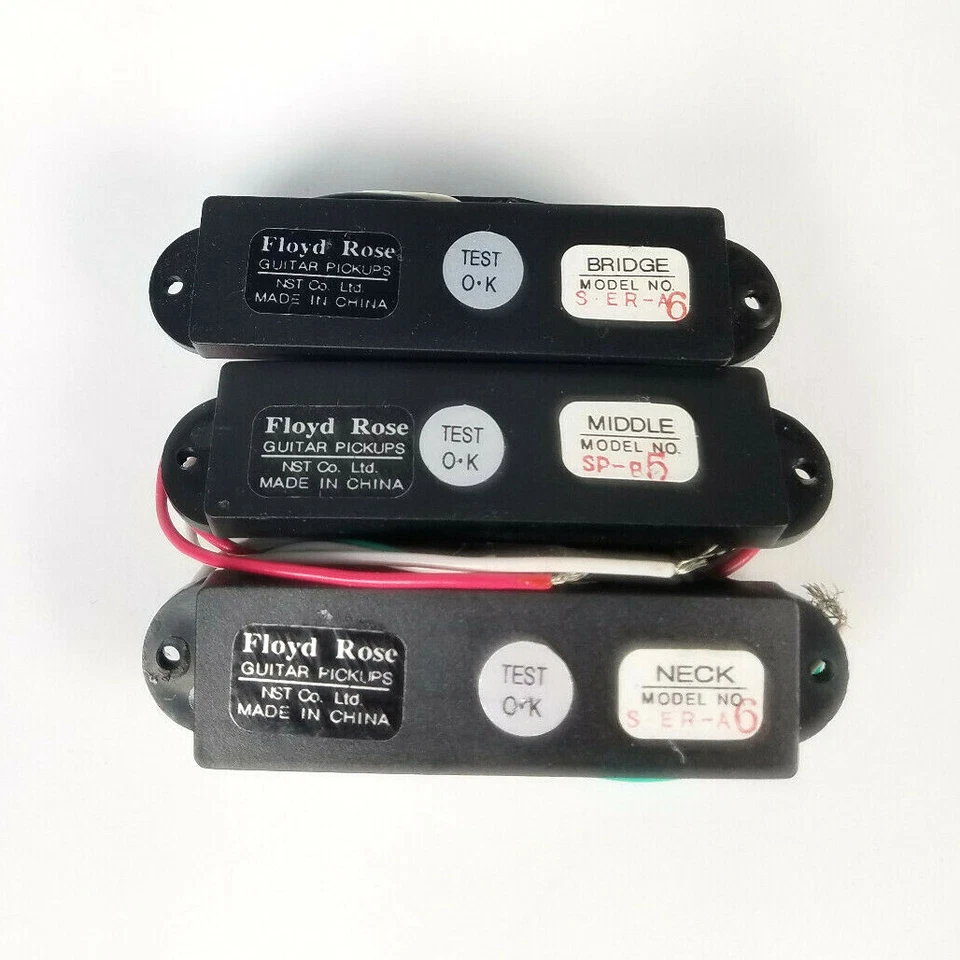 Floyd Rose Single Coil Pickup OEM Import Vintage Stagger No Cover BULK NOS - Image 2 of 2