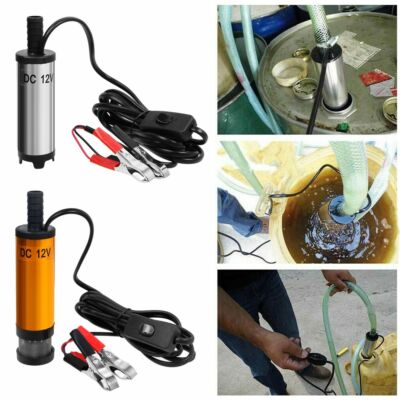 12V Edelstahl Tauchpumpe 38 mm Diesel Öl Wasserpumpe Bootpumpe Transfer Auto KFZ