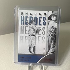 Tony Lazzeri Unsung Heroes Yankees UH-1 2021 Absolute Red Foil #’d 33/99