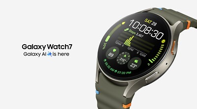 Samsung Galaxy Watch 7 Bluetooth 40 mm SM-L300N, Green, NEW 3NM Processor, Armor