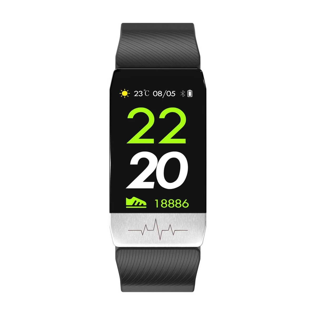 Accutime iTime ITE3002BK Elite Health Fitness Tracker Smartwatch