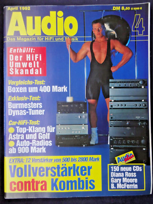 AUDIO 4/92, BURMESTER 915, UHER UPA/UMA 1000,ROTEL RC,BX,RB 980,MARANTZ SC/SM 80