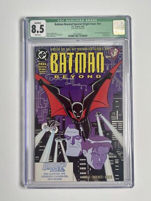 Batman Beyond 1 Special Origin Issue CGC 8.5 Qualified Due To Store Stamp