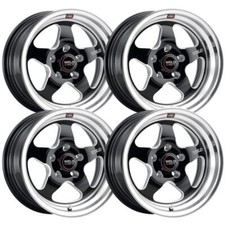 (Set-4) WELD Ventura 19x9 5x114.3/5x4.5 Black 35mm wheels rims 19 Inch