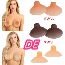 DE 1 Paar Silikon Brustwarzen Waschbar Brustform Crossdresser Cosplay Zubeh&ouml;r