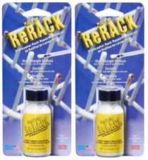 2- Plasti Dip ReRack White Vinyl Dishwasher Rack Repair Rubber Paint Coating 1oz