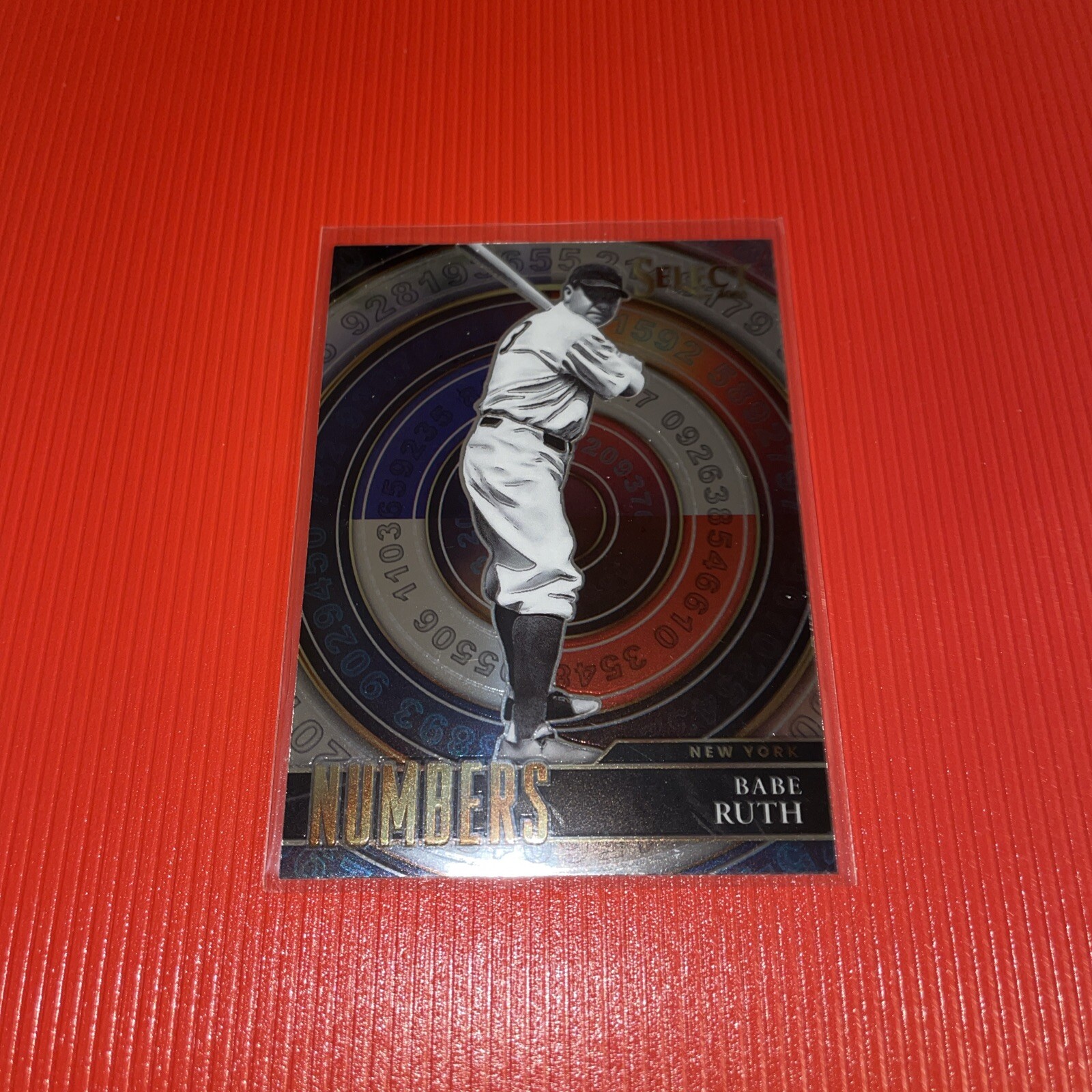 2022 Panini Select Babe Ruth Numbers Holo Prizm #SN8 - New York Yankees ...