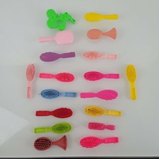 Vintage 80s Plastic Doll Comb Brush Lot Barbie Bratz Disney Princess MORE