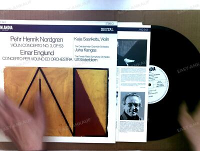 Pehr Henrik Nordgren - Violin Concerto No. 3, Op. 53 Finland LP 1985+ Insert '