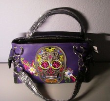 Sugar Skull Day of the Dead Purse Women Handbag/Purse Fashion Bag