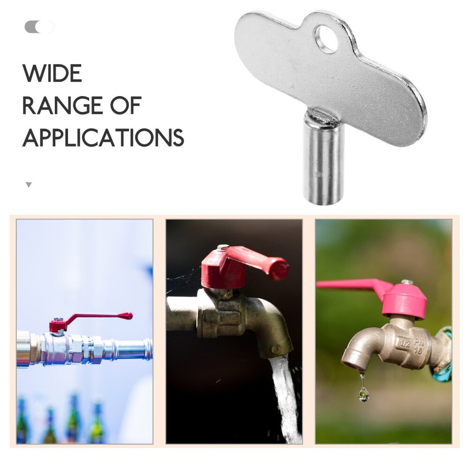 3pcs Radiator Air Bleeder Valve Key Plumbing Tool Replacement Bleed