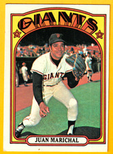 1972  TOPPS   JUAN MARICHAL  #567  EX+  GIANTS  HOF
