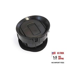Front Interior Dashboard Louvre AC Heater Air Vent Compatible 1 Piece Black