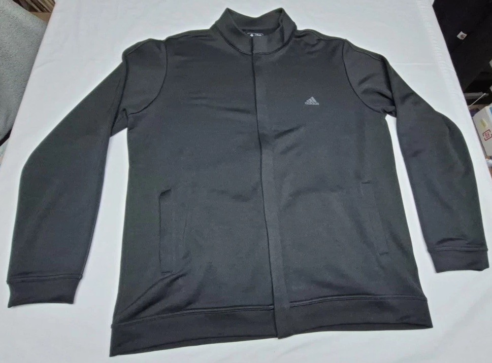 Adidas Men's Golf Jacket~Full Zip~Sz Large~Black~NWT