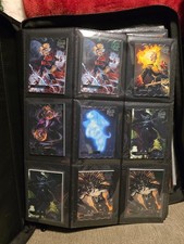 Fleer Ultra Midnight Sons Lot of 194 - Inc. 14/100 Captain America Medallion