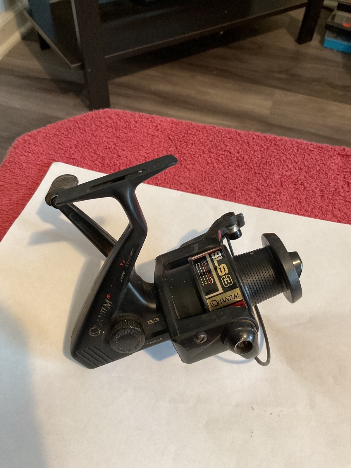 Vintage Quantum Zebco Snapshot SLS3 Spinning Fishing Reel