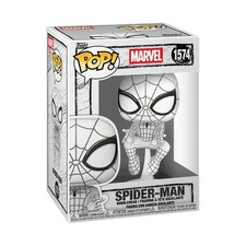 Funko Pop! Marvel: Marvel Sketched - Spider-Man - Figura Vinilo Coleccionable - Gif