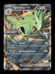 Tyranitar ex 064/131 Prismatic Evolutions Double Rare Holo