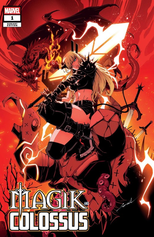 MAGIK & COLOSSUS #1 NM 616 COMICS GODTAIL TRADE DRESS VARIANT A LTD 3000