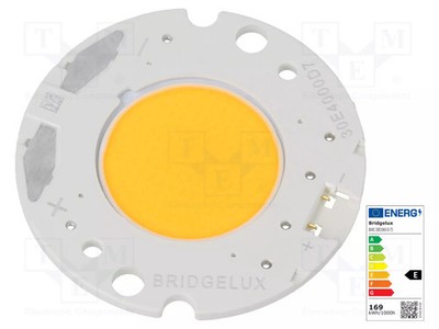 120° 76,8W Leistungsdioden COB 3000K Front: flach 11370lm