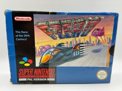 F-Zero Super Nintendo SNES Spiel OVP komplett Anleitung PAL ONE SIDE NOCH SEALED
