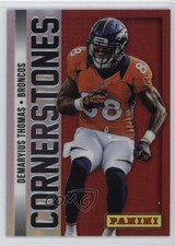 2013 Panini Monster Box Cornerstones Red Prizm 69/99 Demaryius Thomas #12 9v7