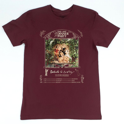 Prelude to Ecstasy Maroon The Last Dinner Party T-Shirt AL687