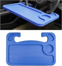 Car Steering Wheel Desk, Multifunctional Auto Seat Stand Trays for Color: Blue