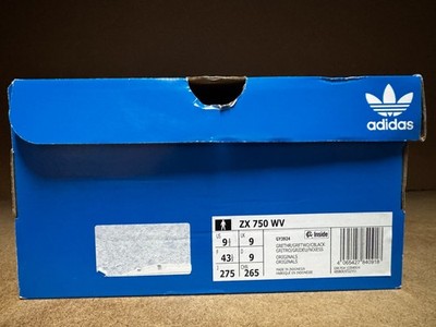 箱 Adidas Originals ZX 750 Woven ® ( Men Sizes: UK 9 & 10 ) Grey