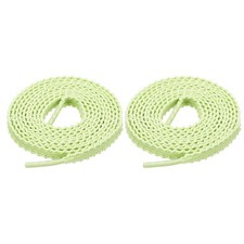 Flat Shoe Laces, 55 Inch Athletic Shoelaces for Sneakers Running, Grass Green