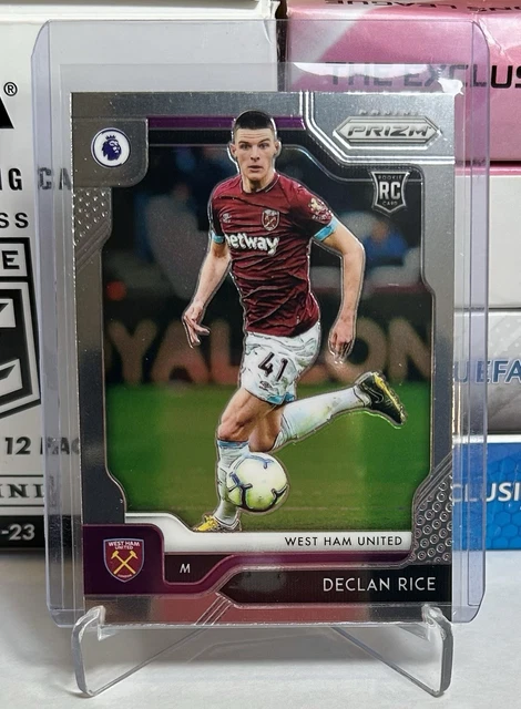 2019-20 Panini Prizm Premier League Declan Rice Rookie #7 West Ham United Soccer