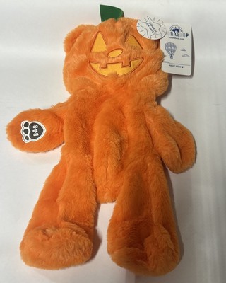 Build A Bear Pumpkin Glow Teddy Halloween   2024 Unstuffed 17  With Tags